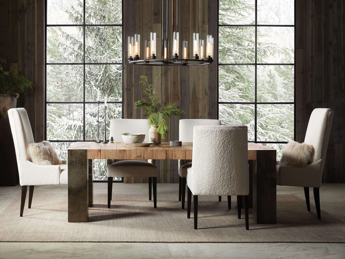 Fluted Glass Heritage Ring Chandelier
