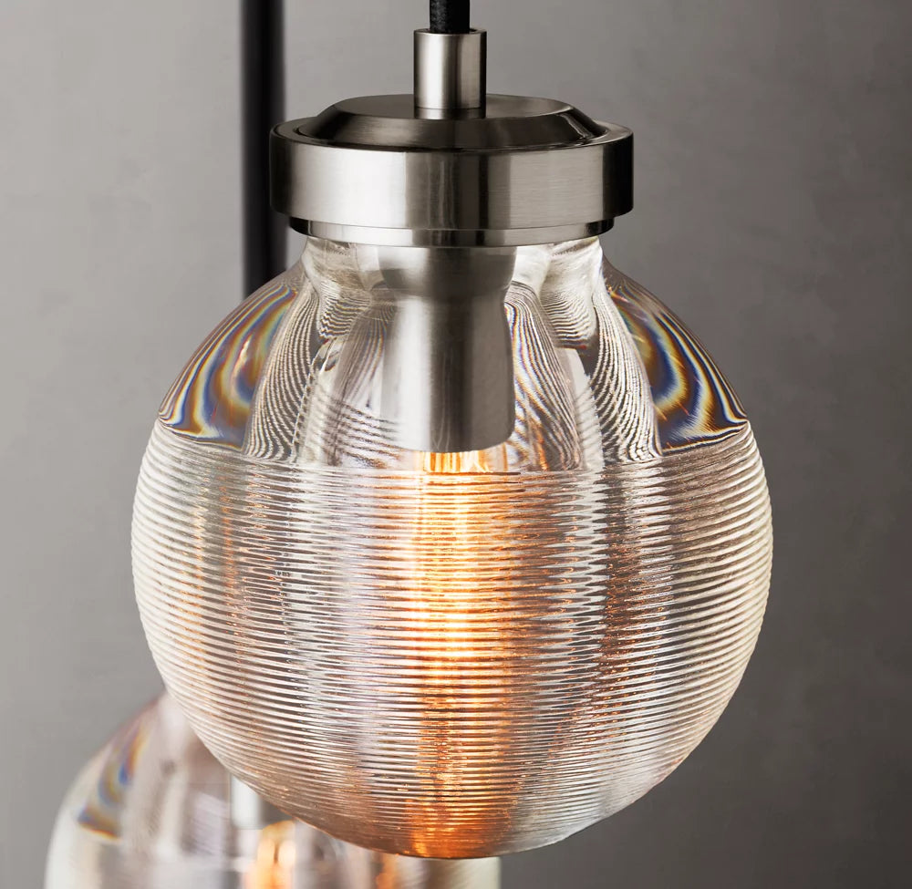 Grand Crystal Pearl Rain Chandelier