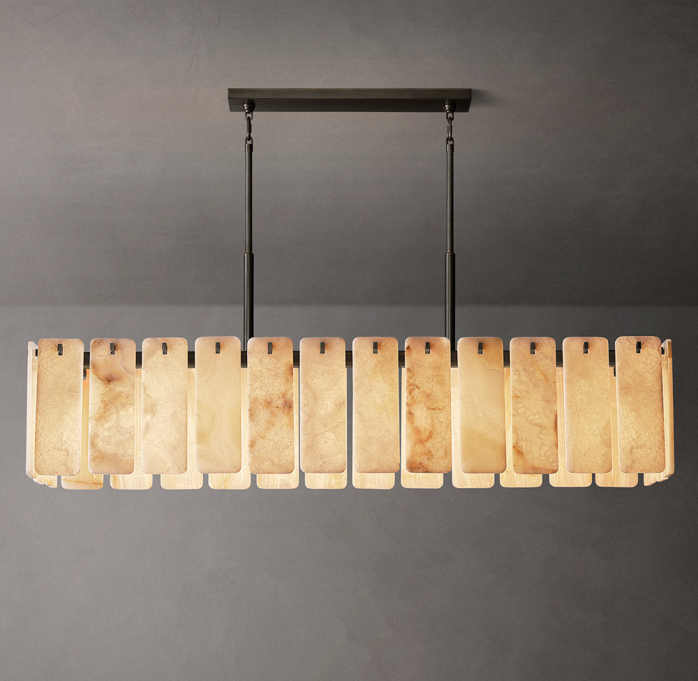 Grand Onyx Gallery Island Chandelier