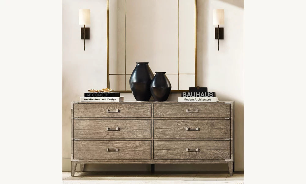 Hammered Metal Linen Cylinder Sconce