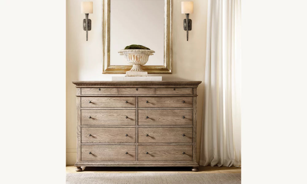 Hand-Hammered Linen Shade Wall Sconce
