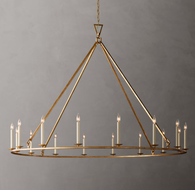 Heritage Openwork Stirrup Chandelier