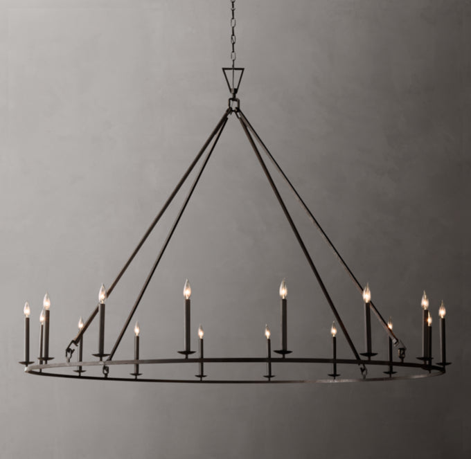 Heritage Openwork Stirrup Chandelier