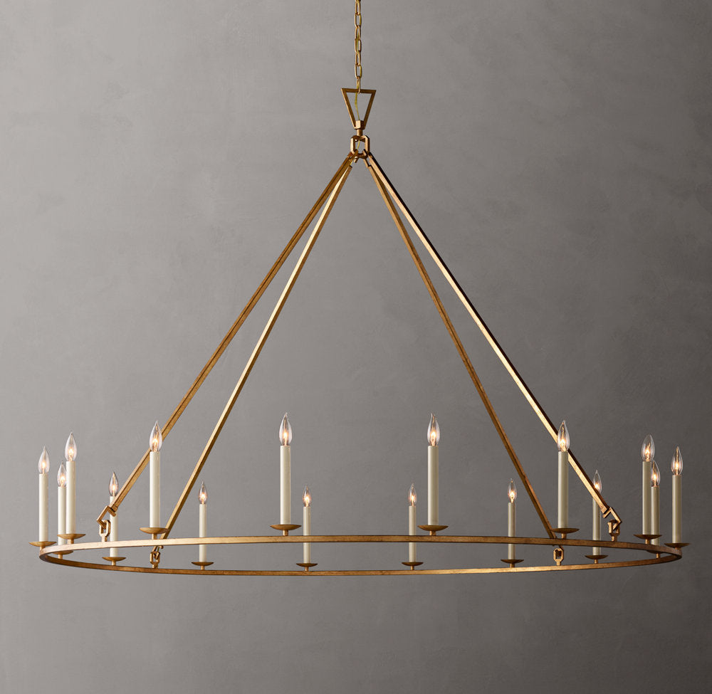 Heritage Openwork Stirrup Chandelier
