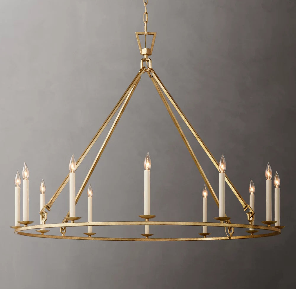 Heritage Stirrup Candle Chandelier