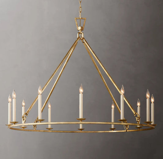 Heritage Stirrup Candle Chandelier