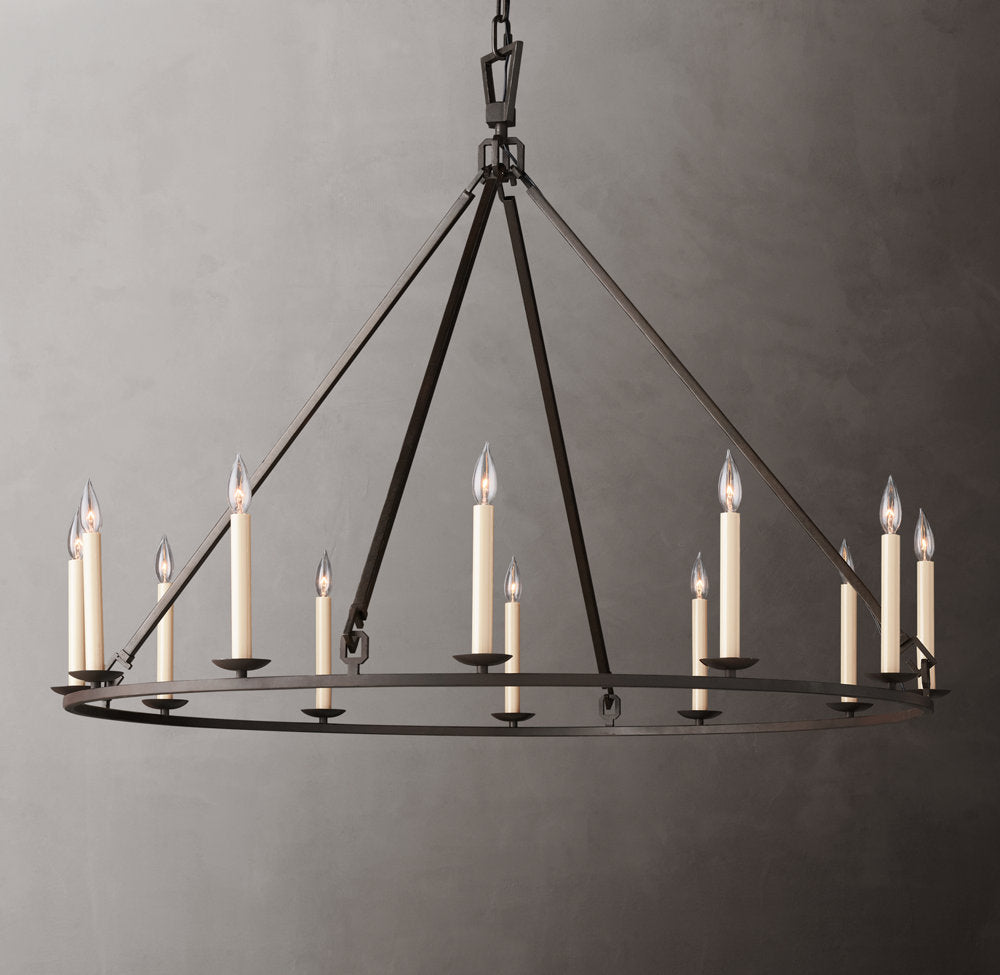 Heritage Stirrup Candle Chandelier