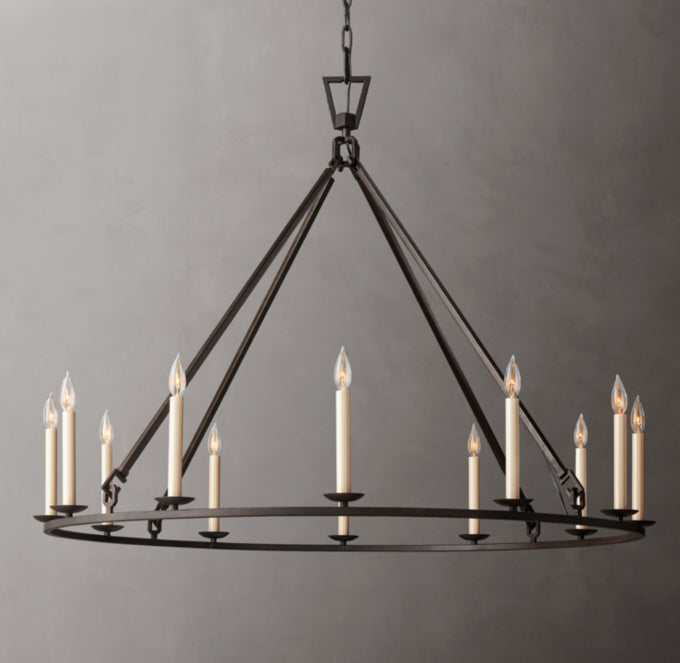 Heritage Stirrup Candle Chandelier