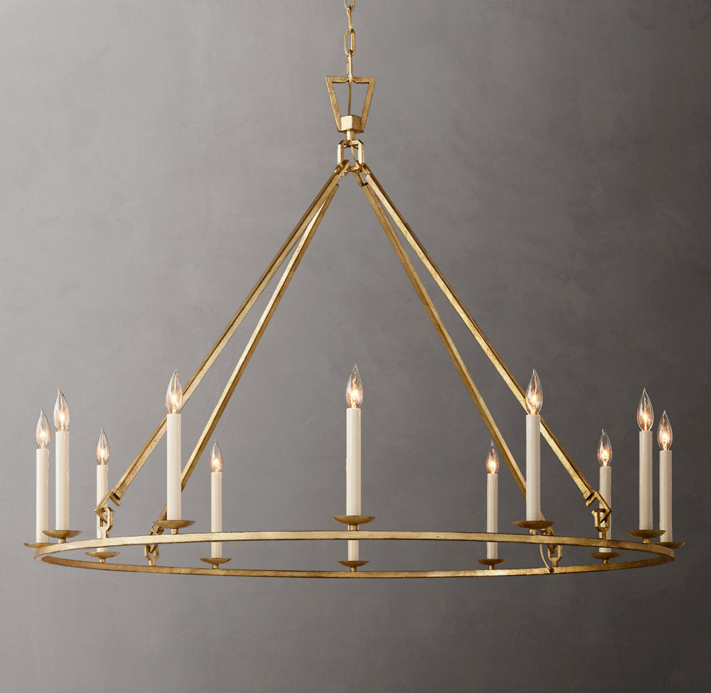 Heritage Stirrup Candle Chandelier