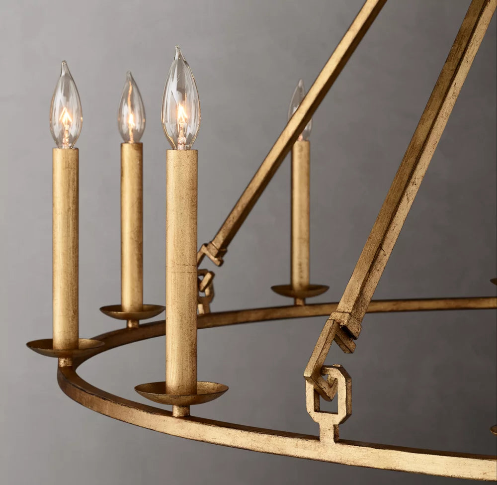 Heritage Stirrup Candle Chandelier