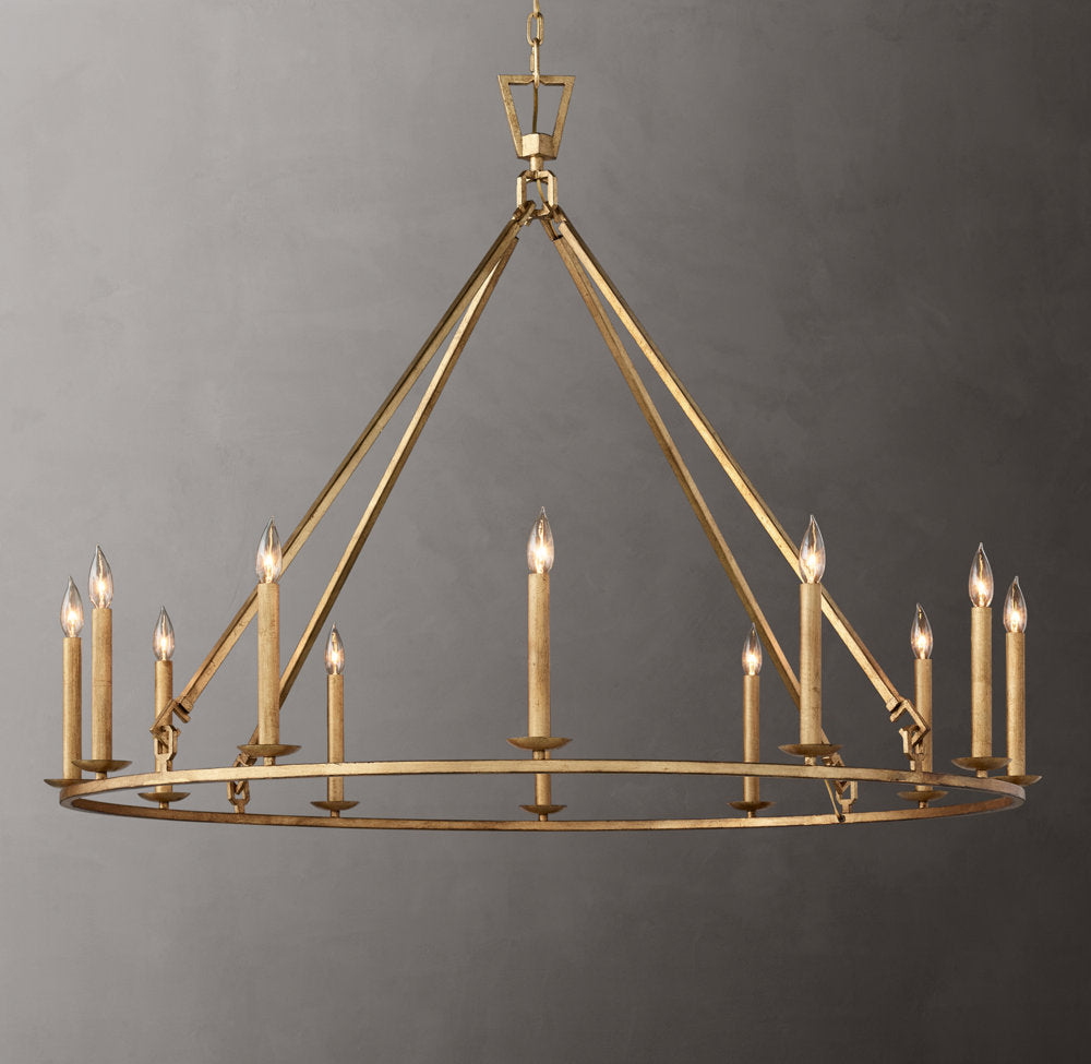 Heritage Stirrup Candle Chandelier