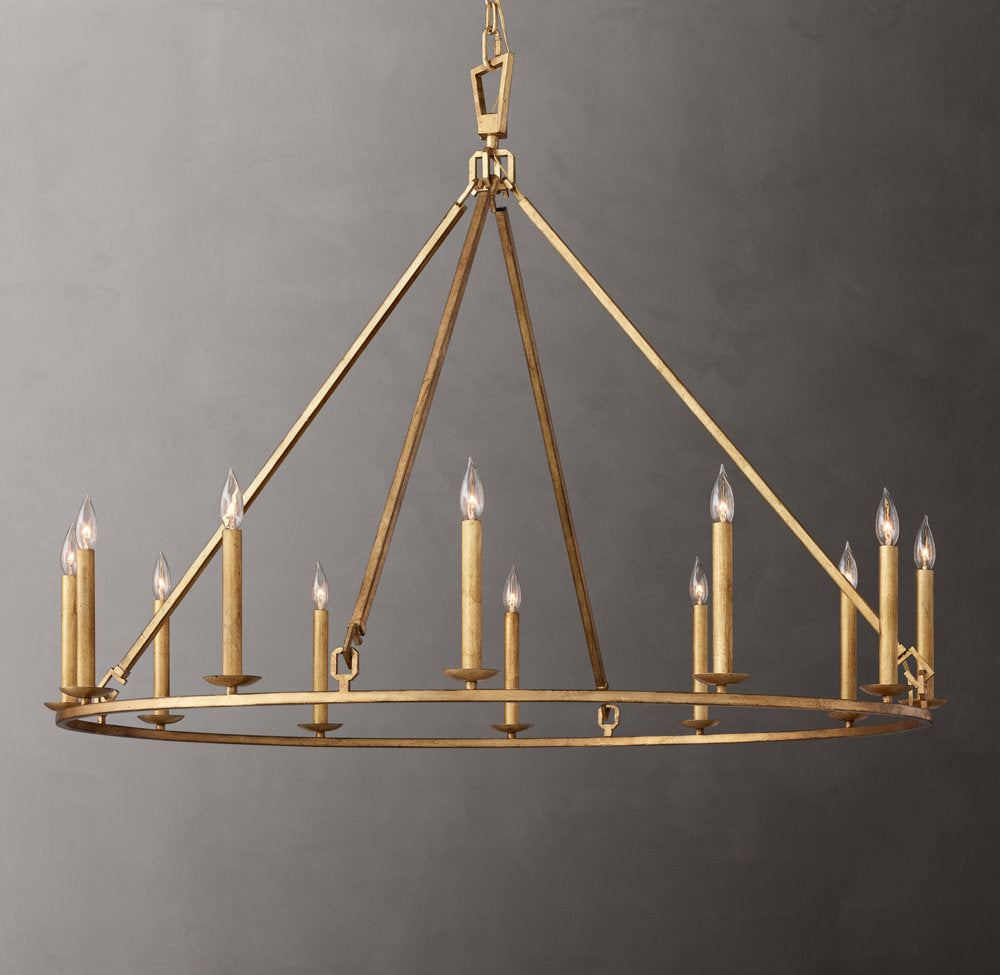 Heritage Stirrup Candle Chandelier