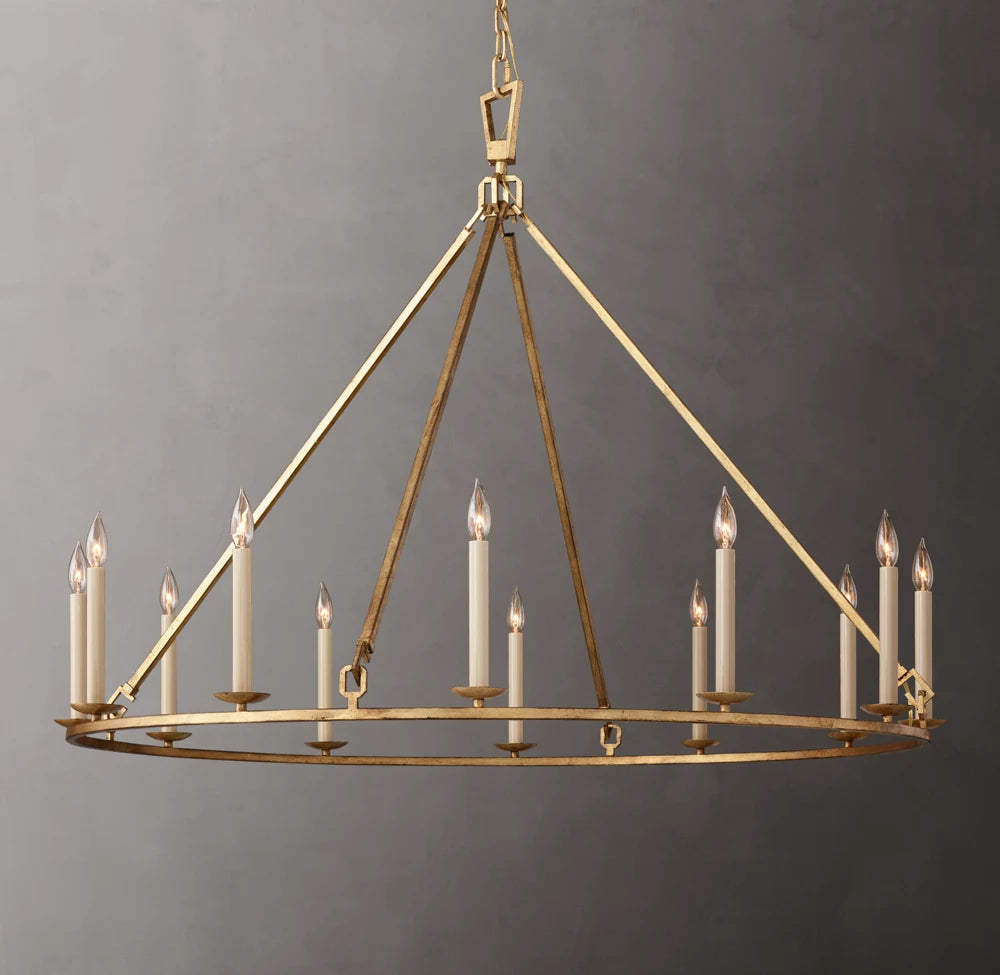 Heritage Stirrup Candle Chandelier