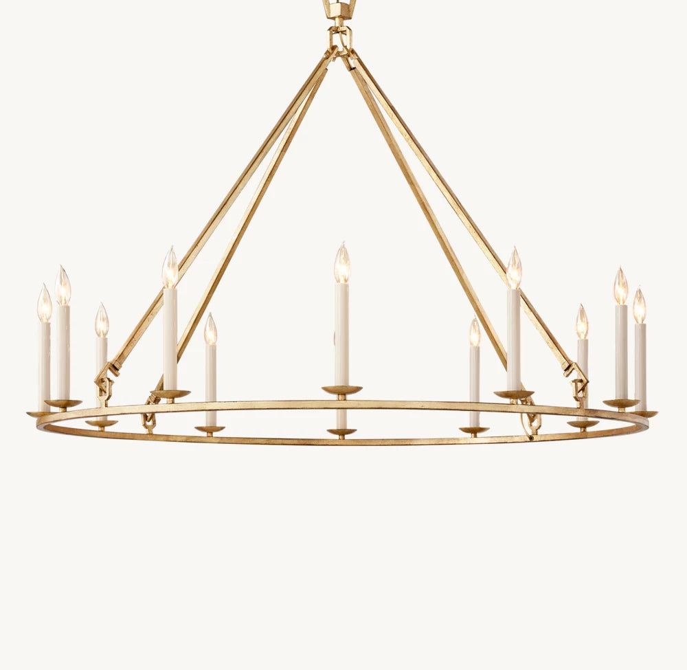 Heritage Stirrup Candle Chandelier