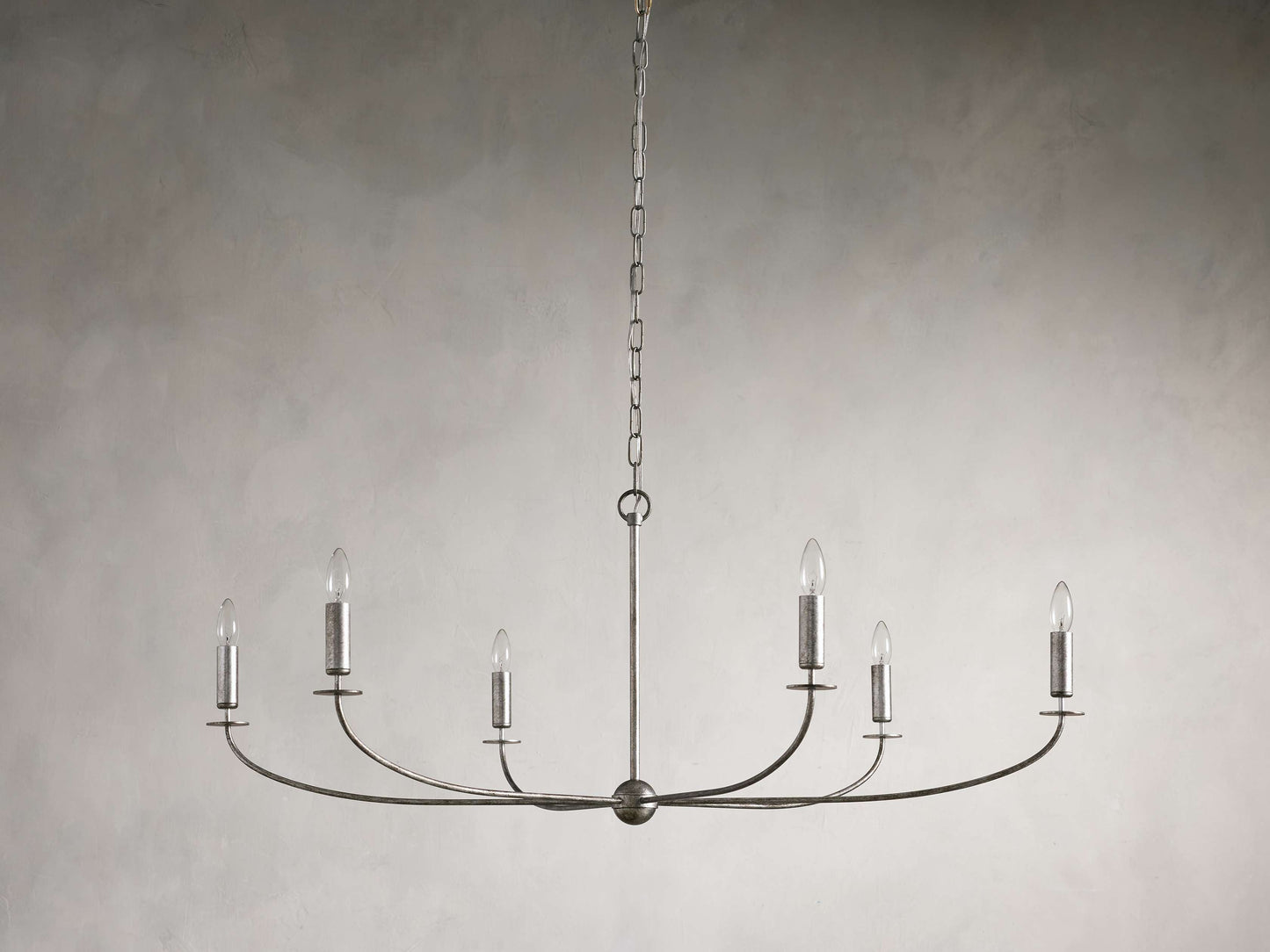 Italian Leaf Scroll Chandelier