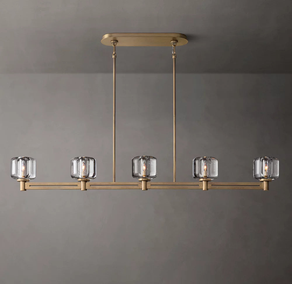 K9 Crystal Linear Gallery Chandelier