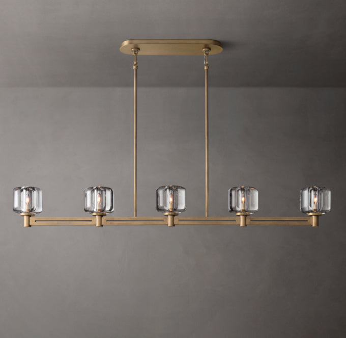 K9 Crystal Linear Gallery Chandelier