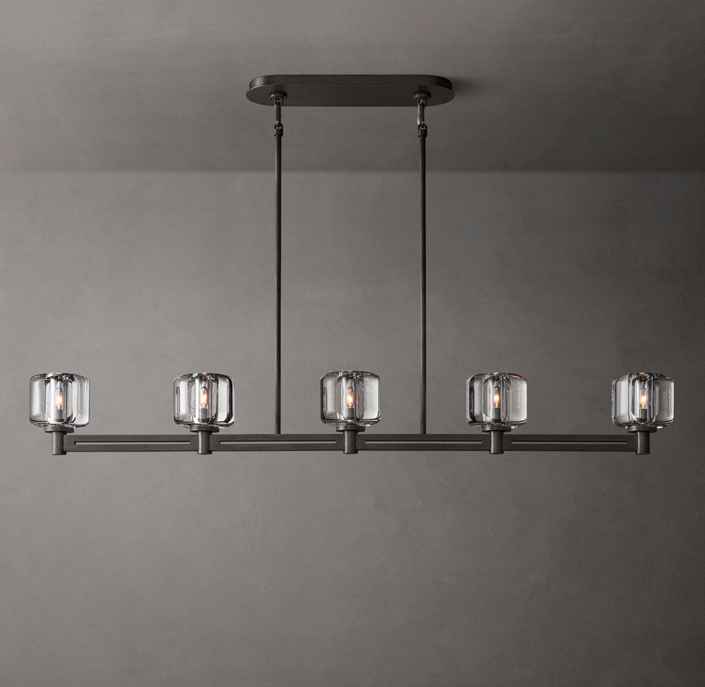 K9 Crystal Linear Gallery Chandelier