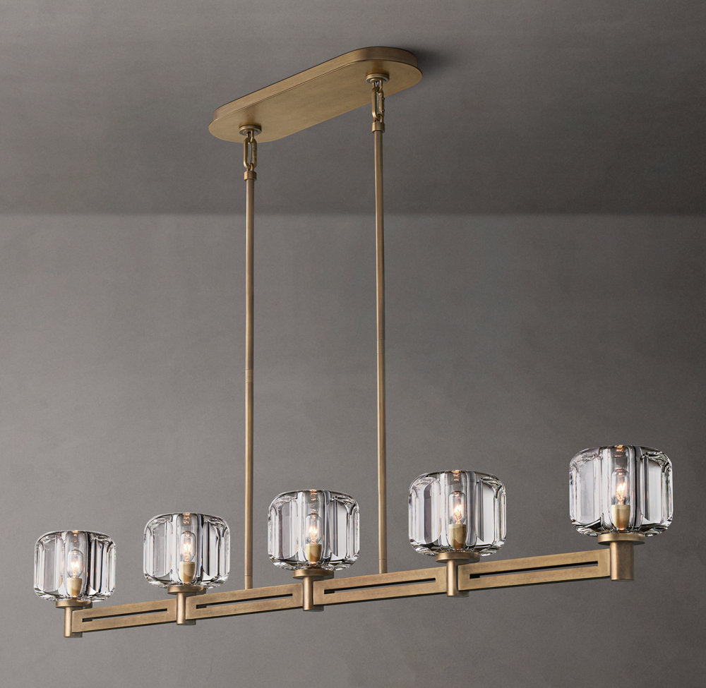 K9 Crystal Linear Gallery Chandelier