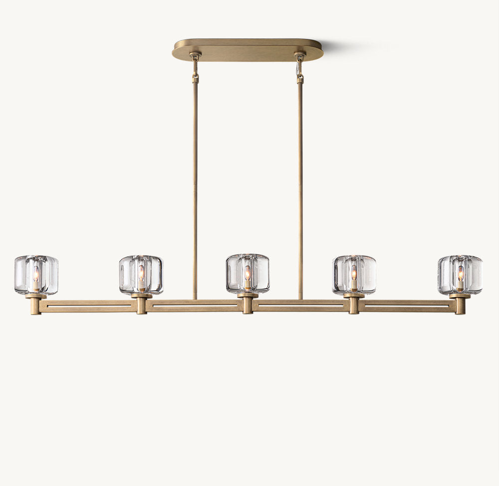 K9 Crystal Linear Gallery Chandelier