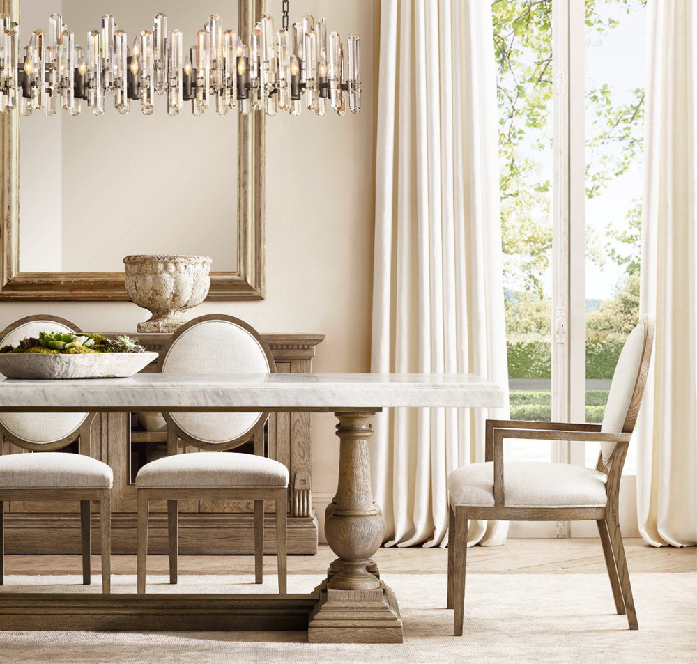 K9 Crystal Prism Grand Island Chandelier