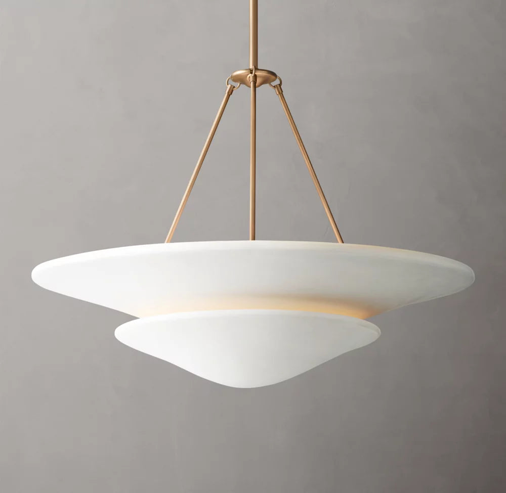 Matte Plaster Bloom Pendant