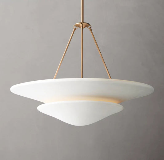 Matte Plaster Bloom Pendant