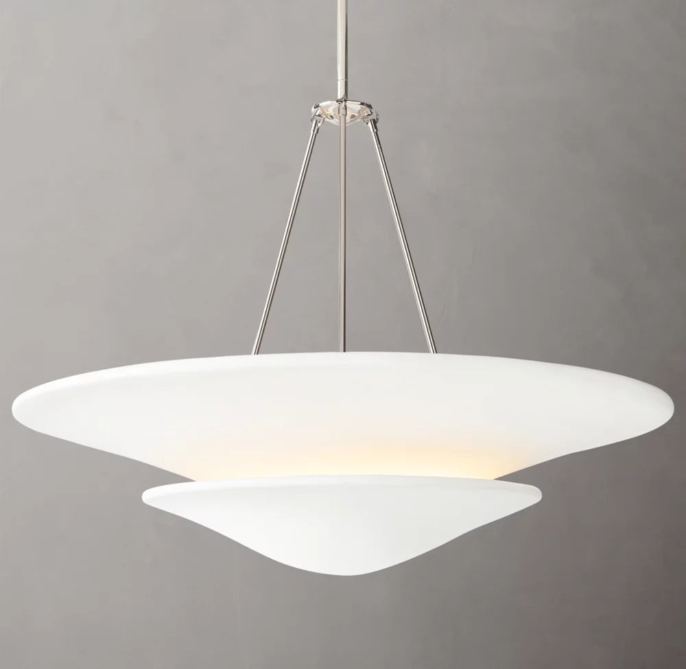 Matte Plaster Bloom Pendant