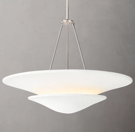 Matte Plaster Bloom Pendant