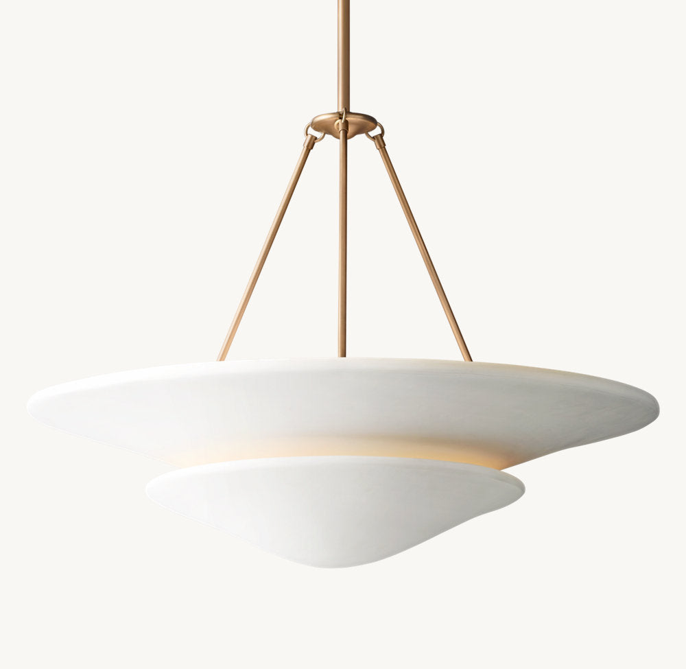 Matte Plaster Bloom Pendant