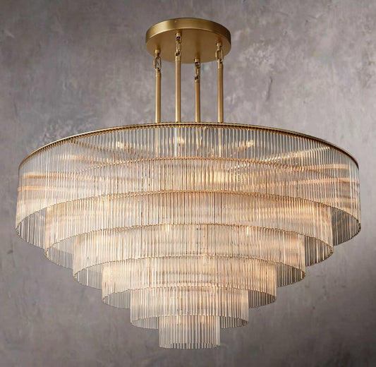 Molten Glass Candlefall Chandelier