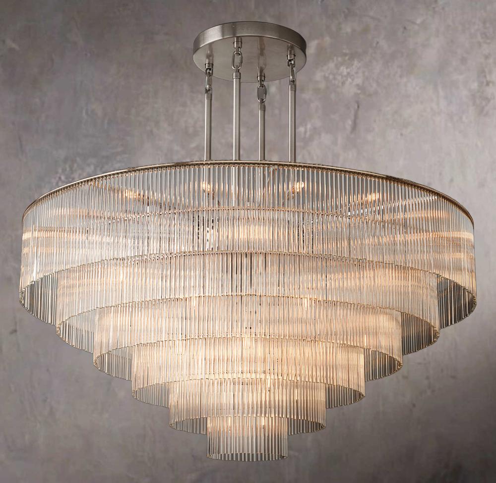 Molten Glass Candlefall Chandelier