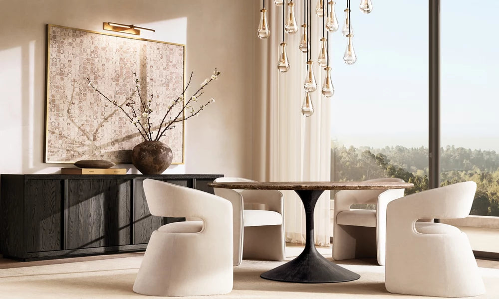 Monumental Artisan Raindrop Chandelier