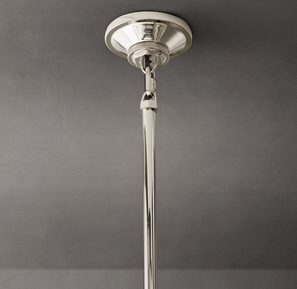 Mouthblown Glass Cylinder Pendant