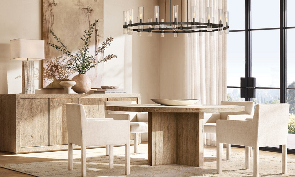 Mouthblown Glass Round Gallery Chandelier