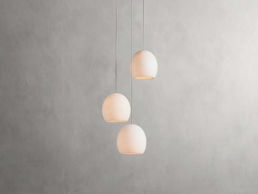Natural Alabaster Cascade Chandelier