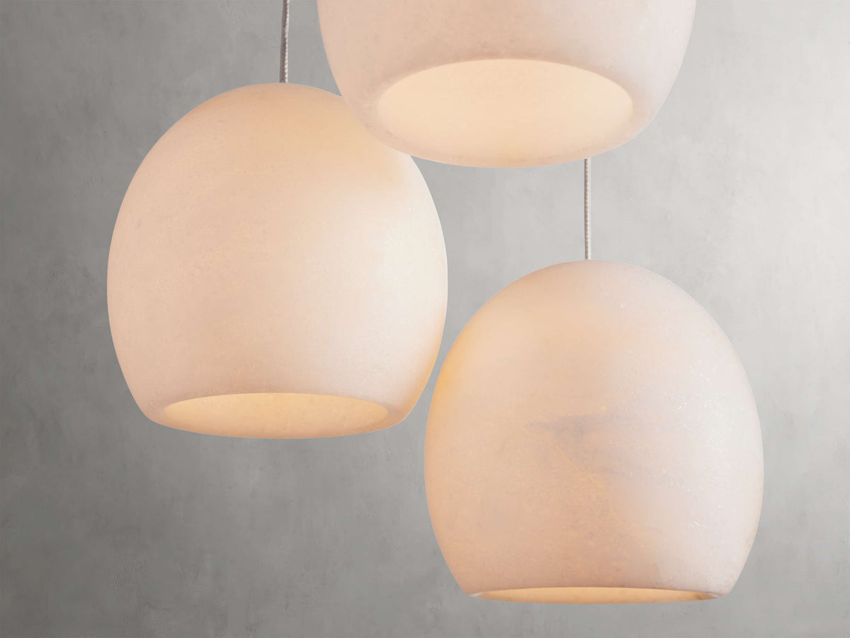 Natural Alabaster Cascade Chandelier