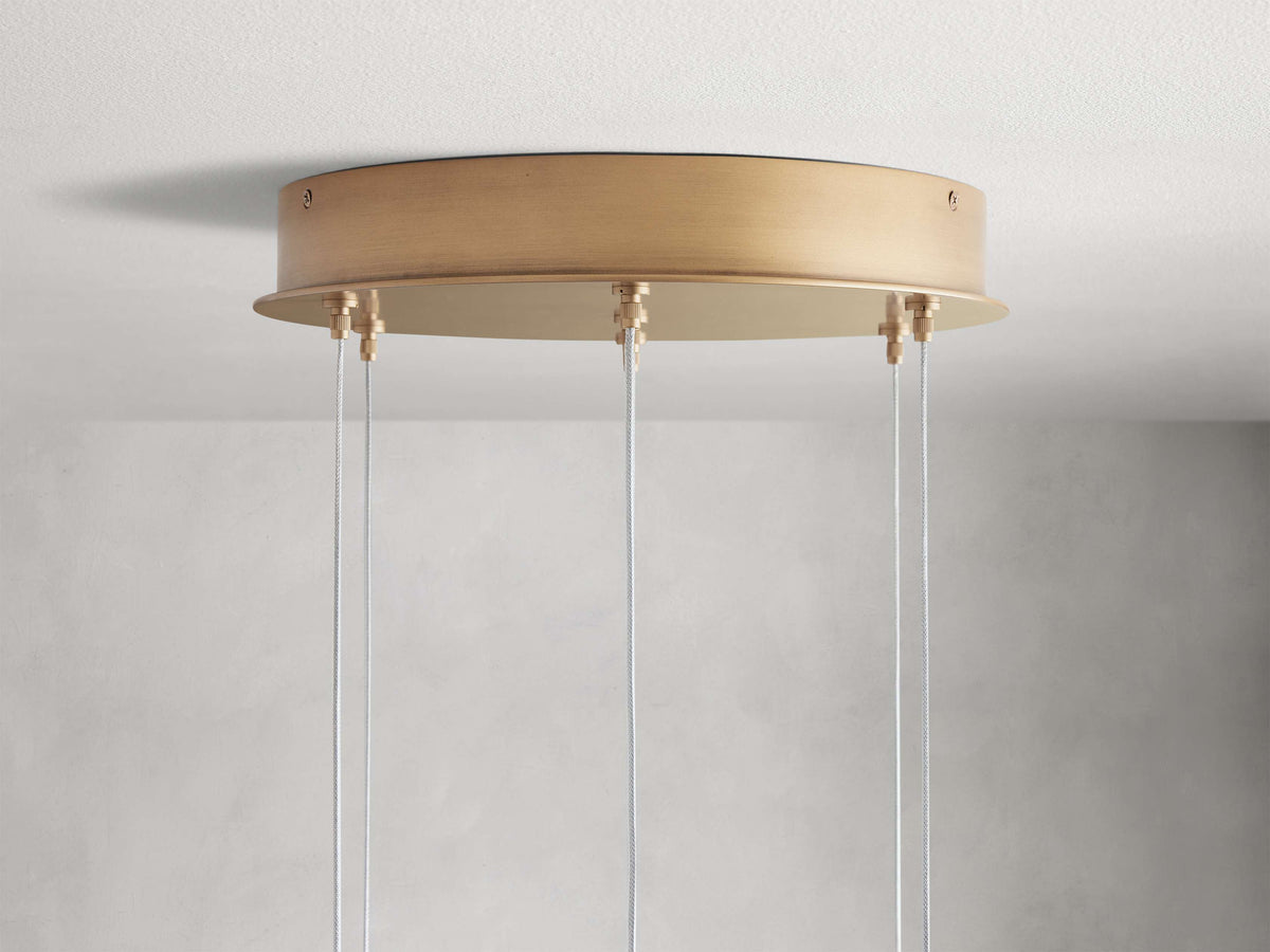 Natural Alabaster Cascade Chandelier
