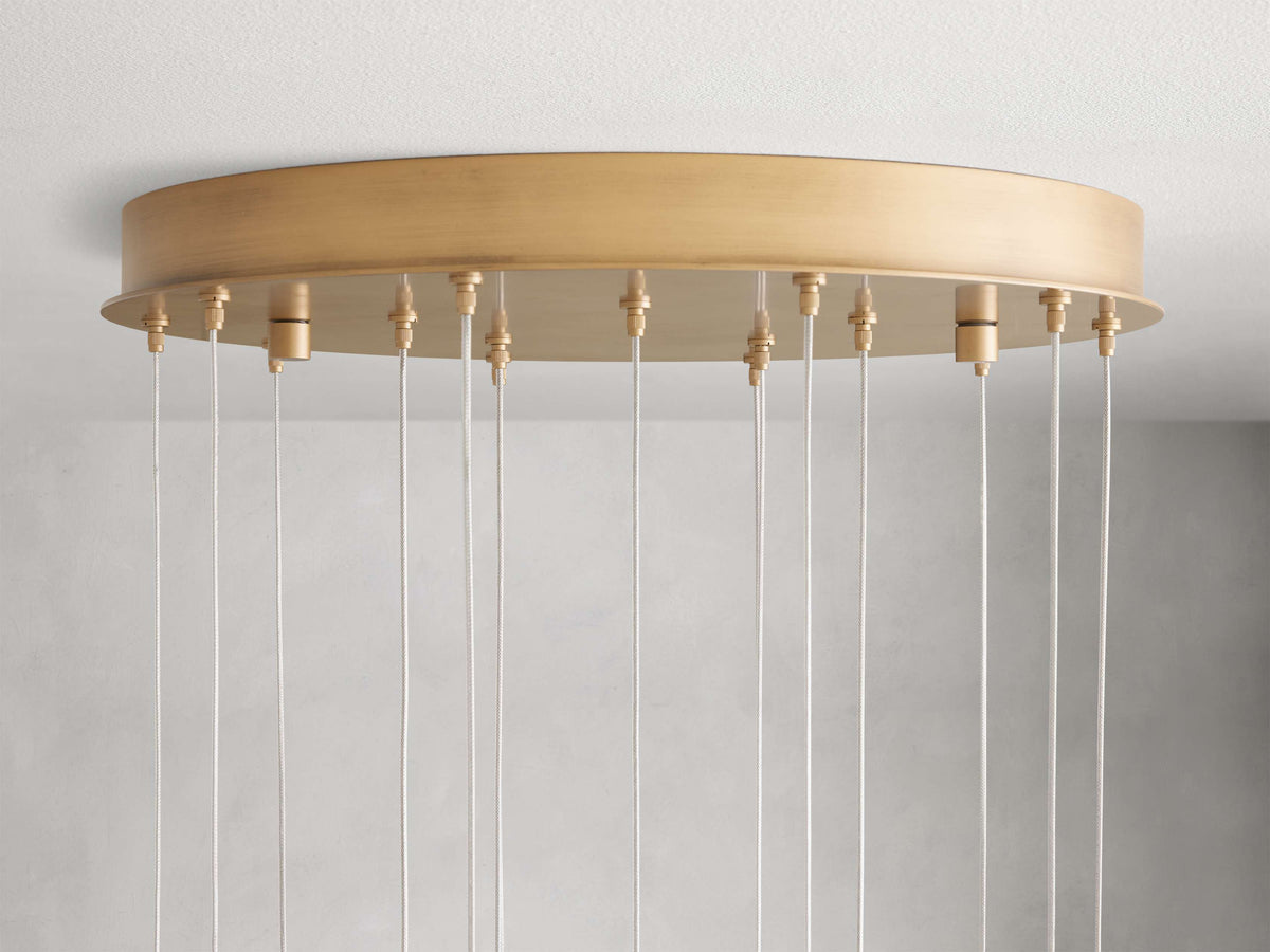 Natural Alabaster Cascade Chandelier