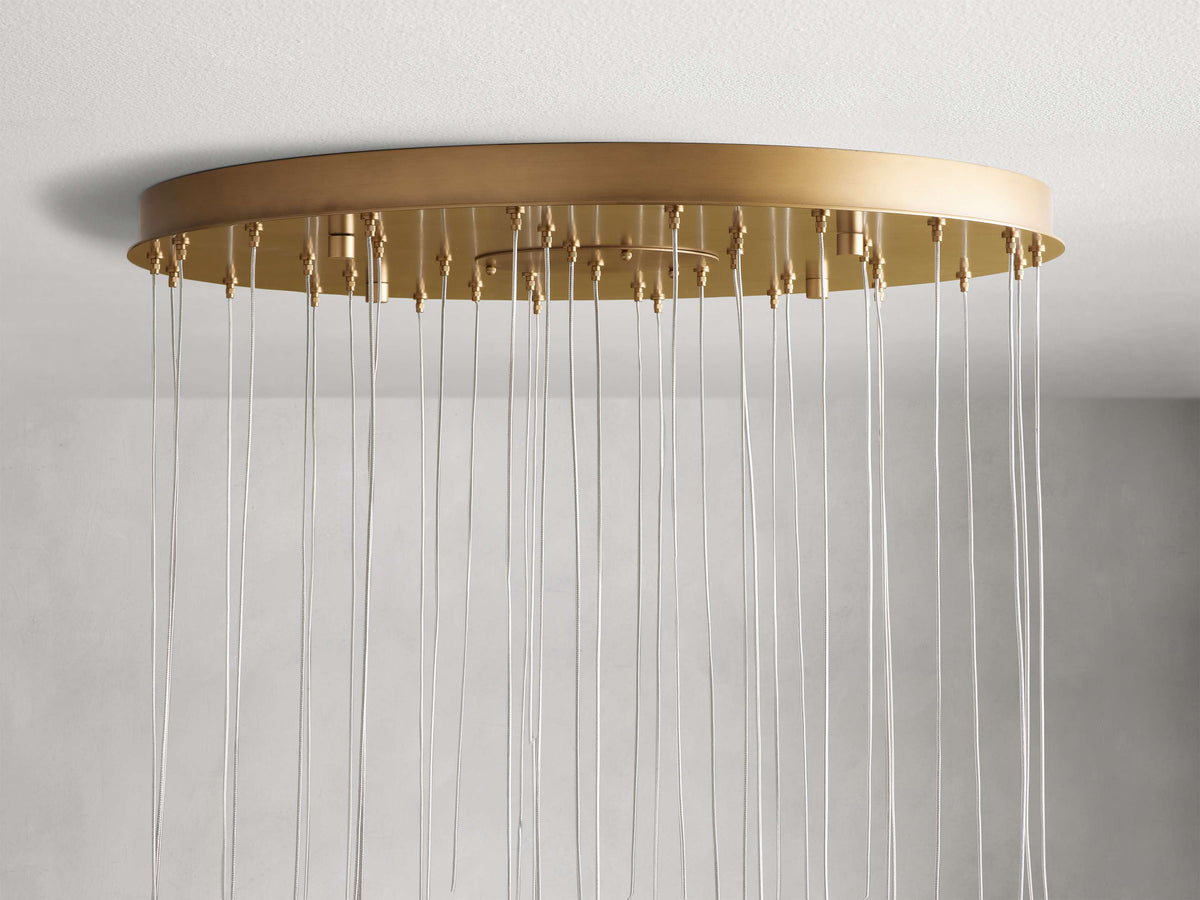 Natural Alabaster Cascade Chandelier