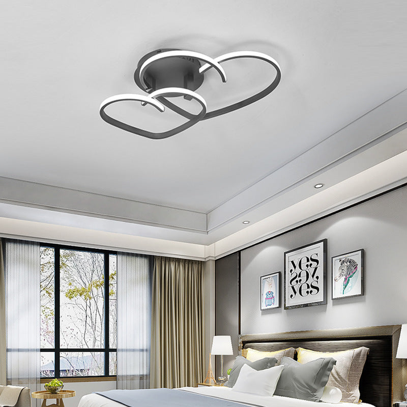 Nordic Love-Shaped LED Pendant Light / Small Size / White Light
