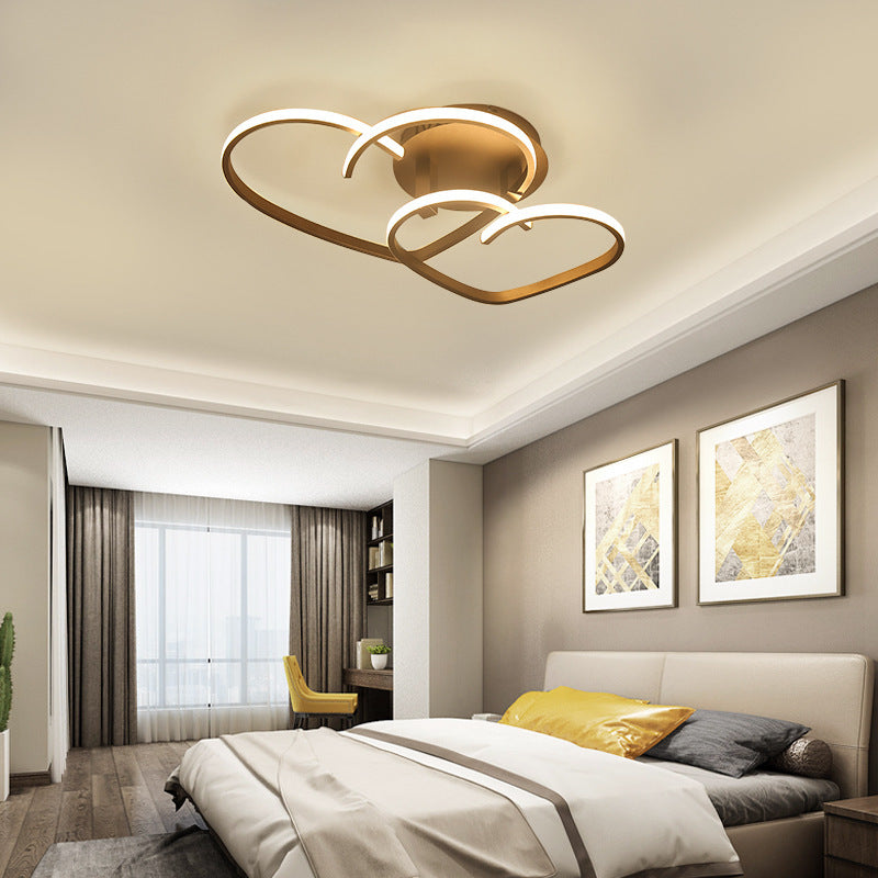 Nordic Love-Shaped LED Pendant Light