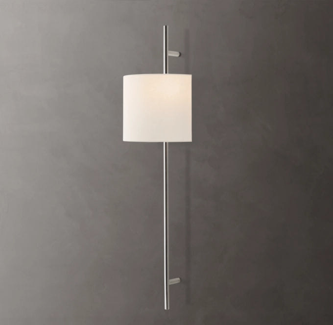 Octagonal Brass Linen Shade Wall Bar