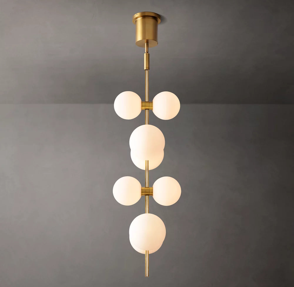 Opal Globe LED Tower Pendant