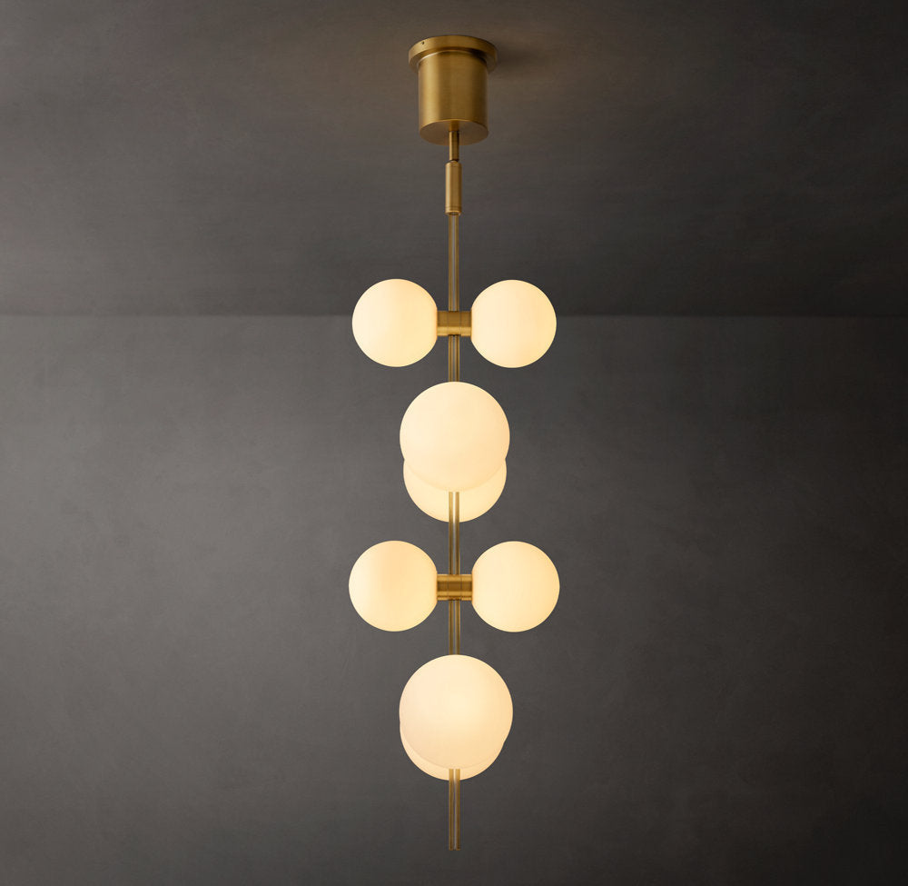 Opal Globe LED Tower Pendant