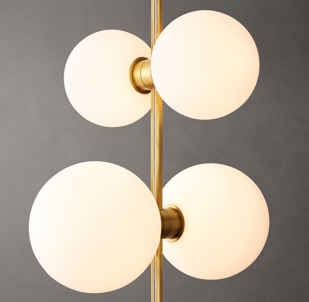 Opal Globe LED Tower Pendant