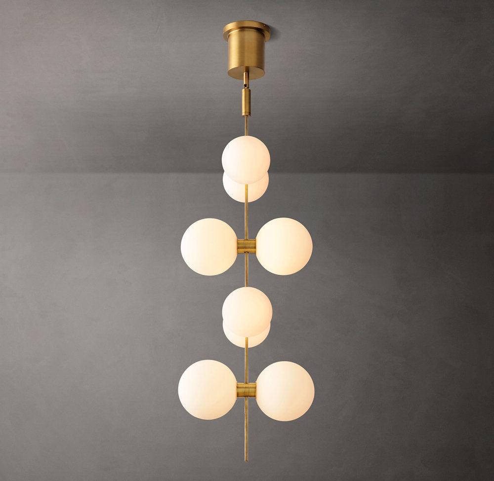 Opal Globe LED Tower Pendant