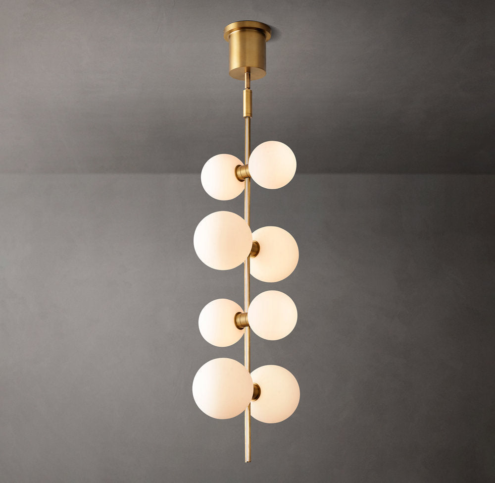Opal Globe LED Tower Pendant