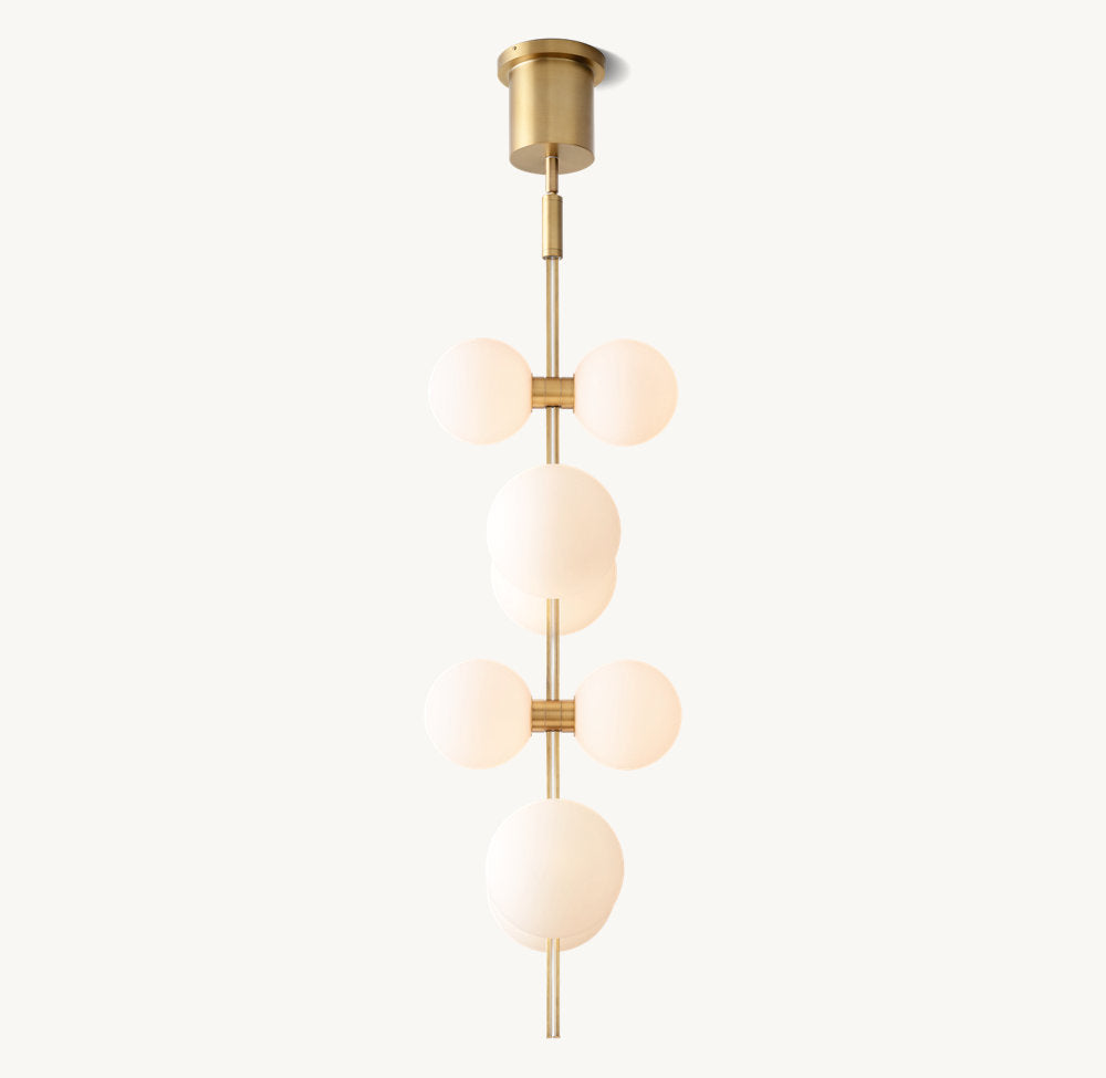 Opal Globe LED Tower Pendant