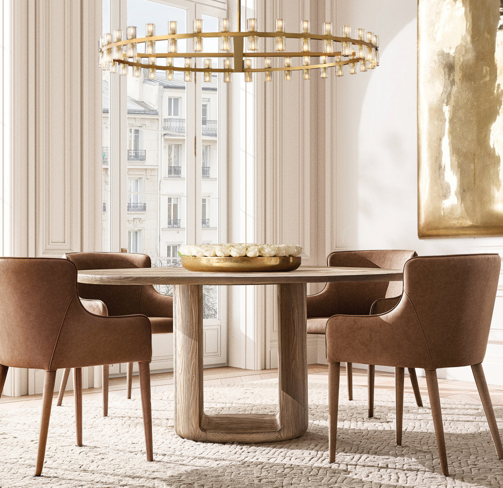 Optical Crystal Gallery Bar Chandelier